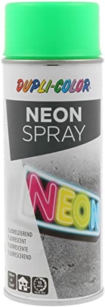 Spuitverf Neon - Fluorescerende Verf - Decoratie Werkzaamheden - UV- en Vlekbestendig - 400 ml - Groen