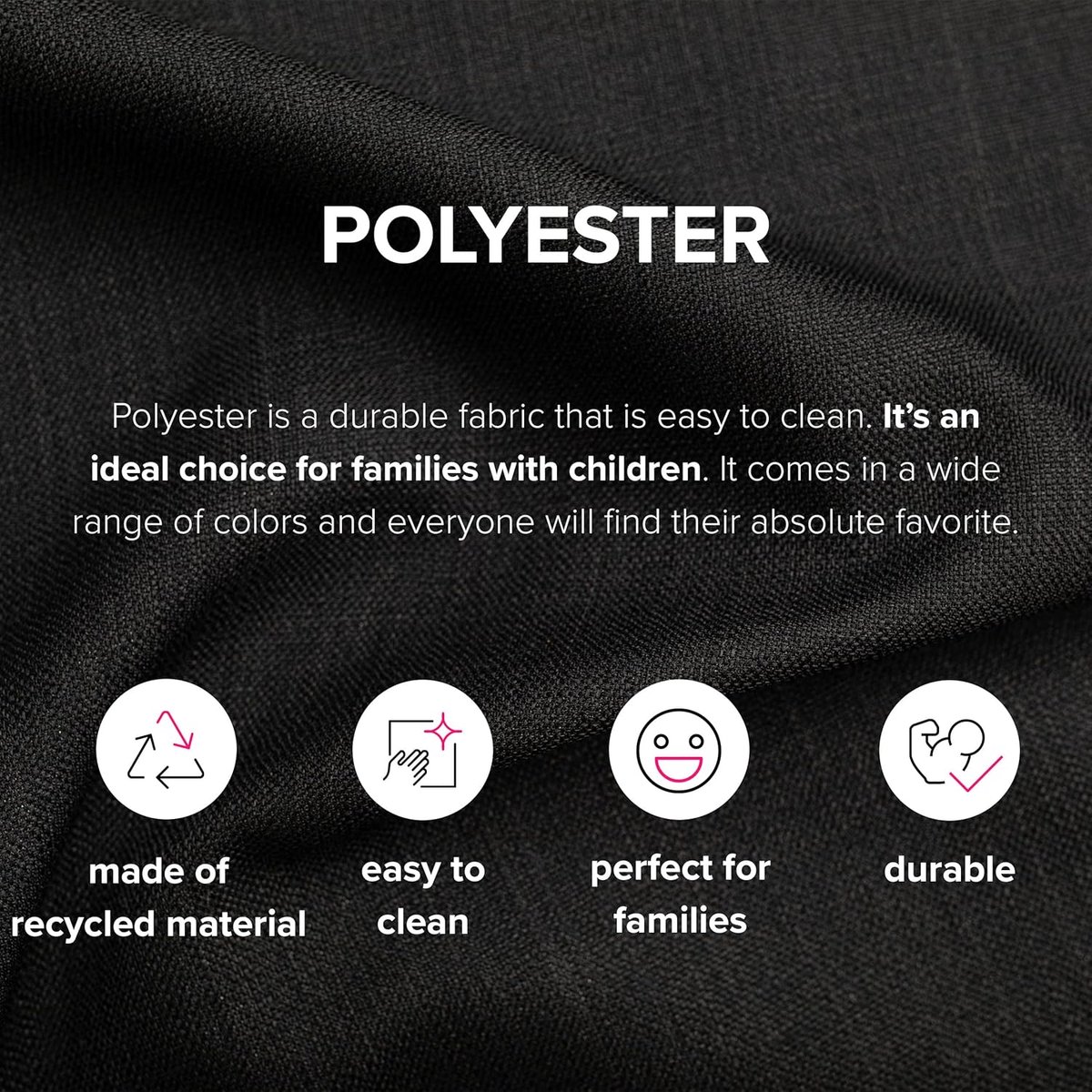 Hoes Vervangend voor Tweezitsbank, Machine Wasbaar Polyester