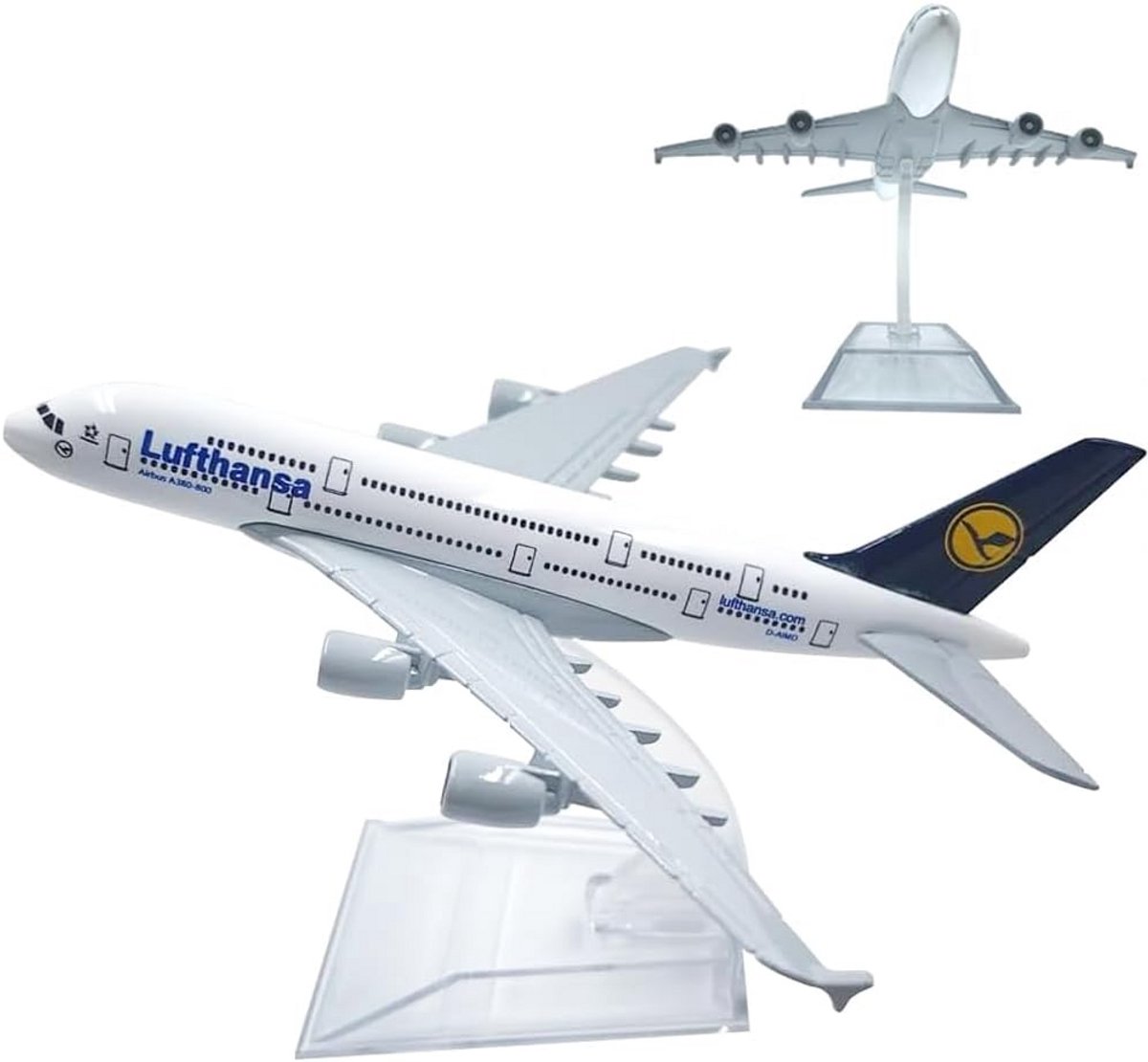 Groot Schaalmodel Vliegtuig A380 Metaal Spuitgietmodel met Standaard