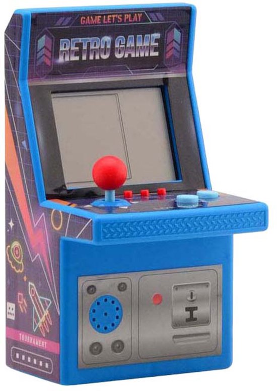 Johntoy retro arcade spelcomputer speelgoed console voor kinderen ...