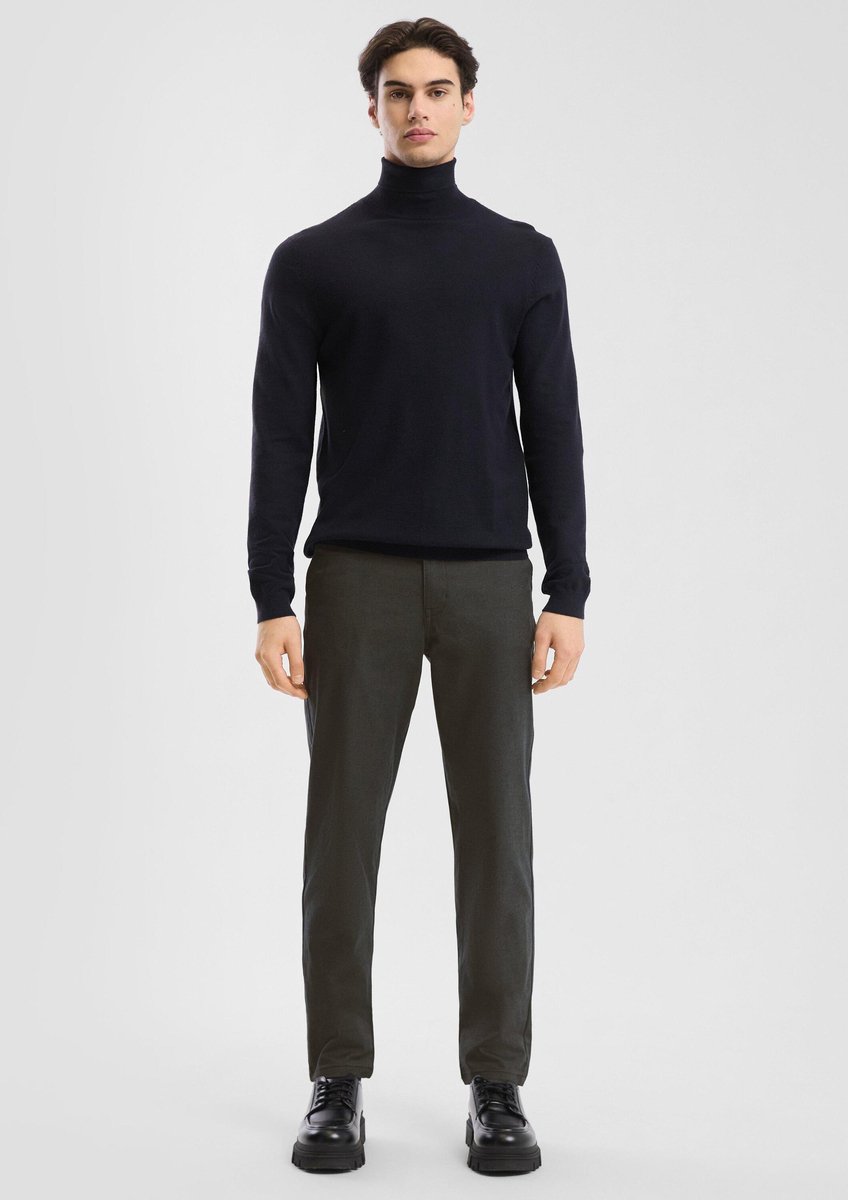 Q/S designed by - Heren broek - Maat W28 x L34 - Mannen - Bruin - katoen