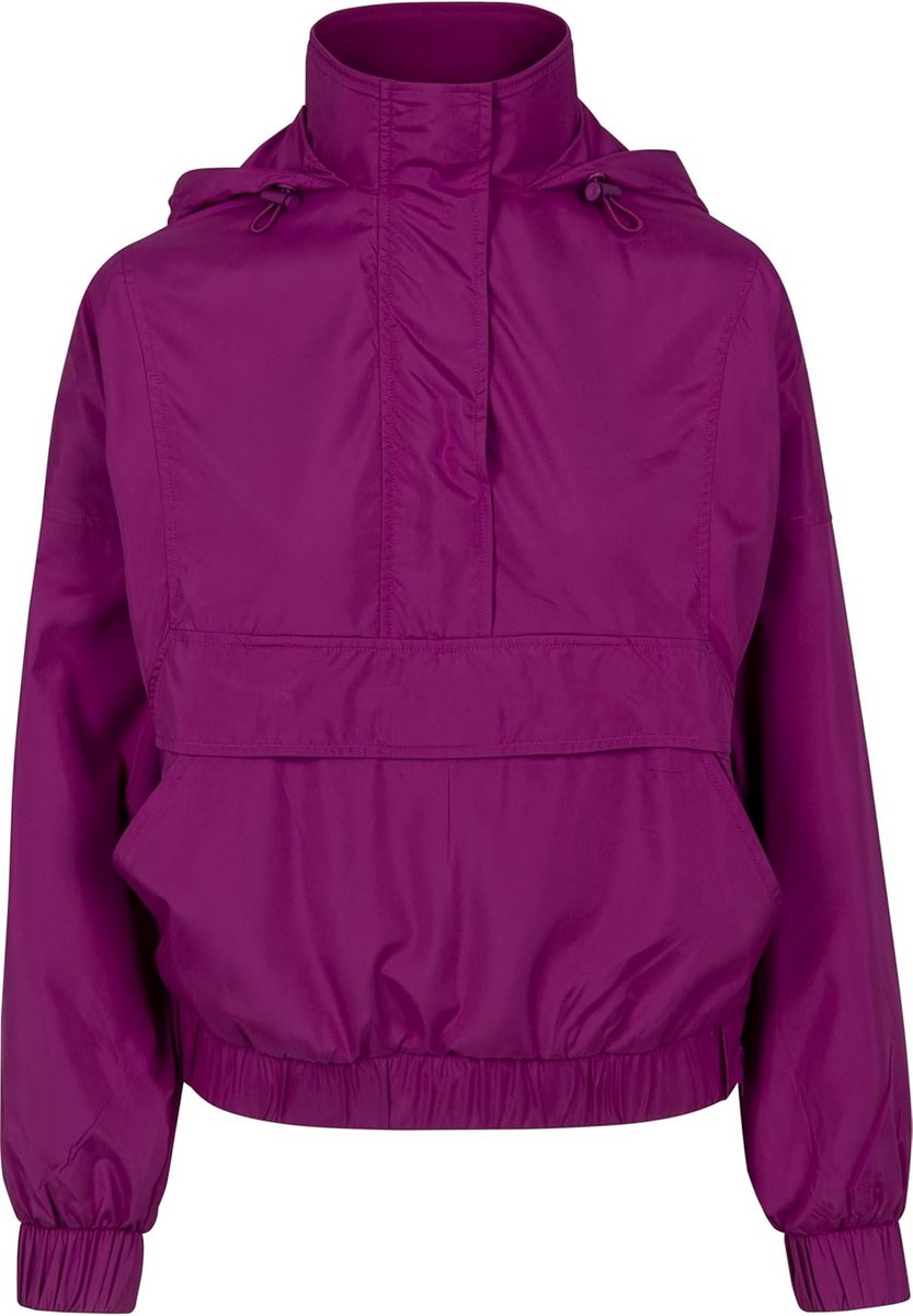 Dames Pullover Windjack met Capuchon en Zijrits