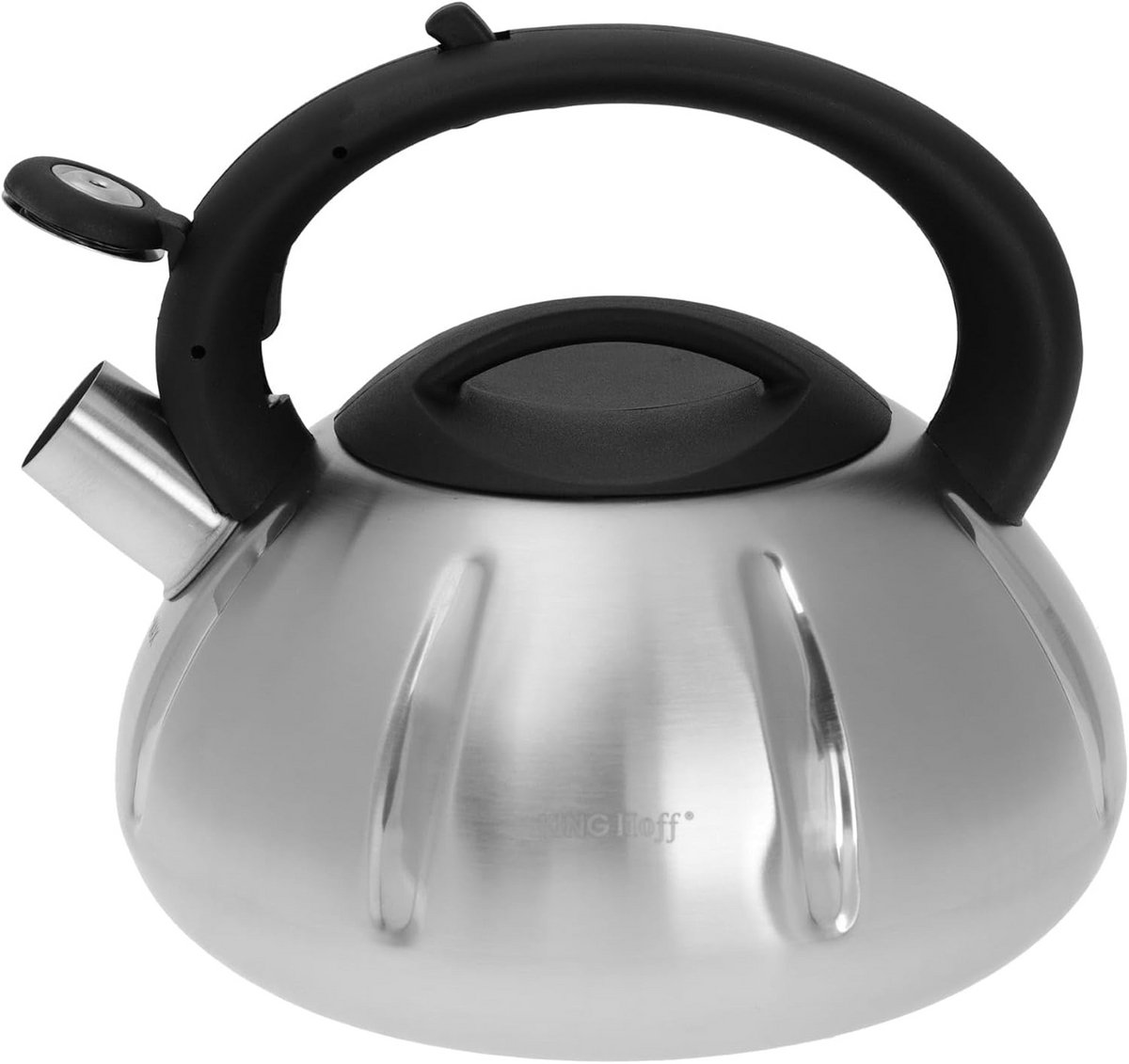 Waterketel met Fluit - 3 Liter Roestvrij Staal Fluitketel voor Warm Drinken