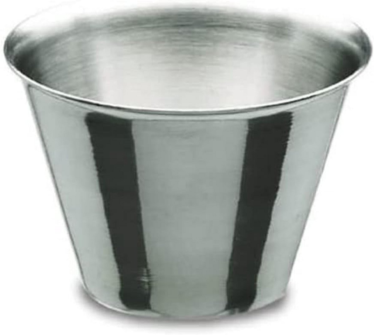 Ronde Flanel voor Wijnkoeler - 8 cm Doorsnede - RVS