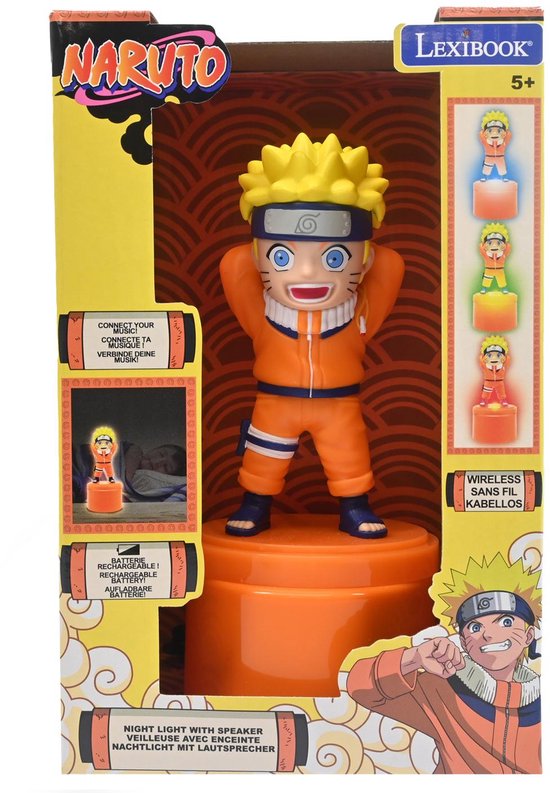Naruto nachtlampje Bluetooth luidspreker — afbeelding 2