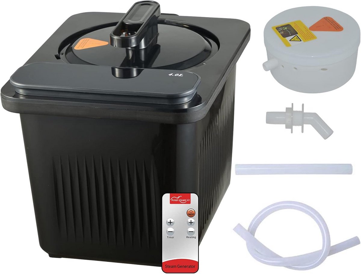 Draagbare Stoomgenerator voor Sauna 4L met Afstandsbediening en Timer