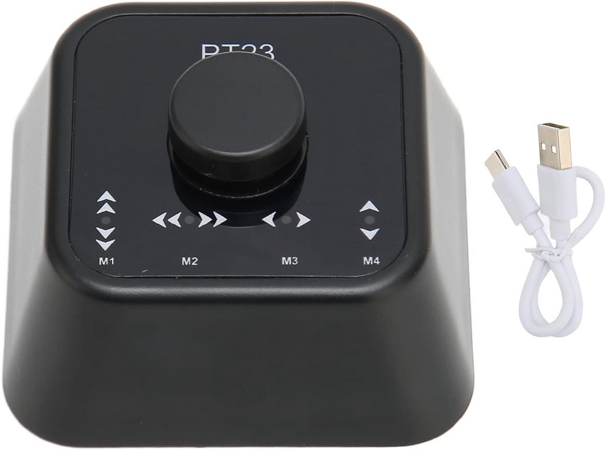 Draadloos Pedaal voor Bladmuziek en Presentaties - Oplaadbaar Voetbediening voor Telefoon & Tablet