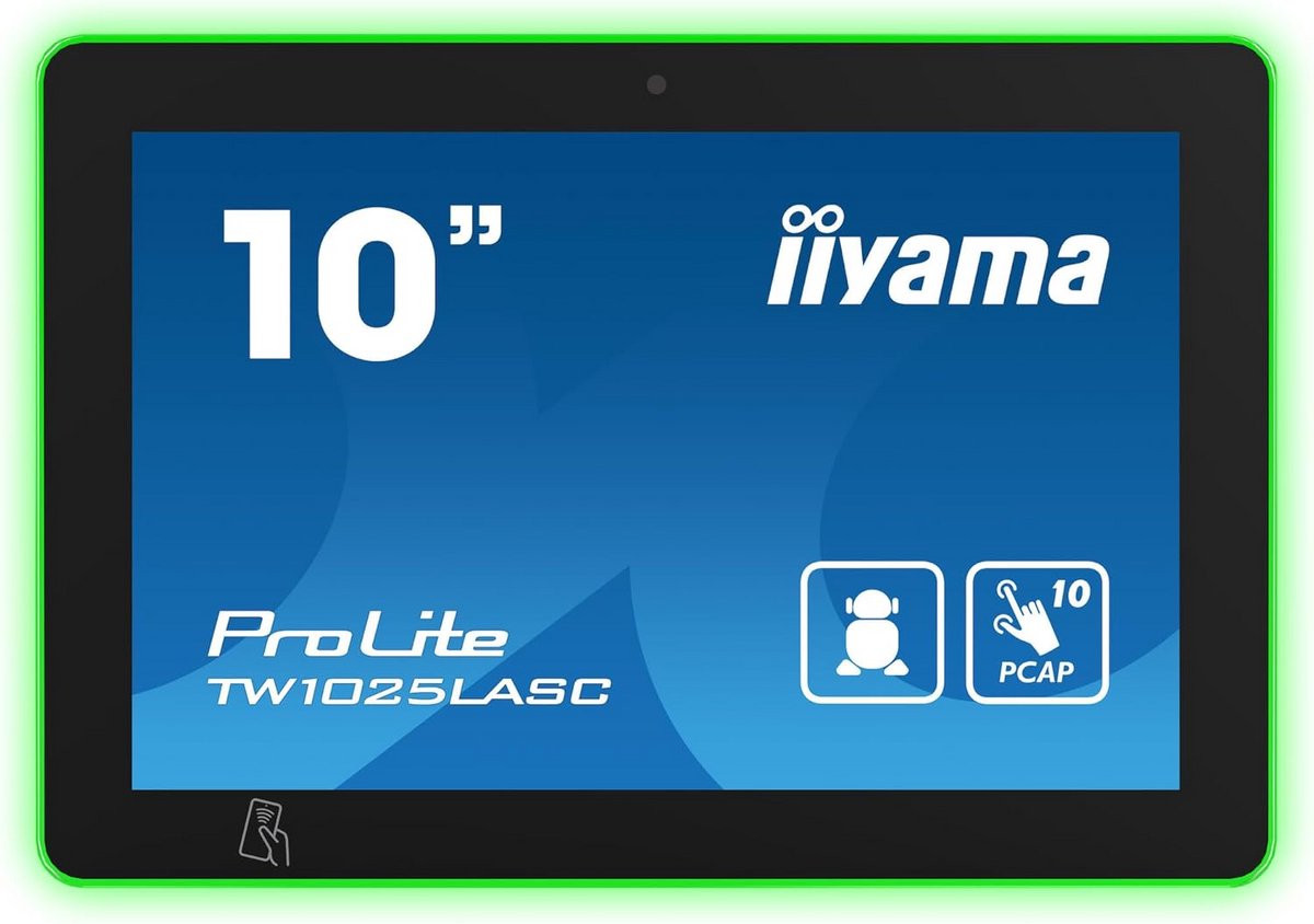10,1 Inch Touchscreen Monitor met Android, PoE en NFC voor Zakelijk Gebruik