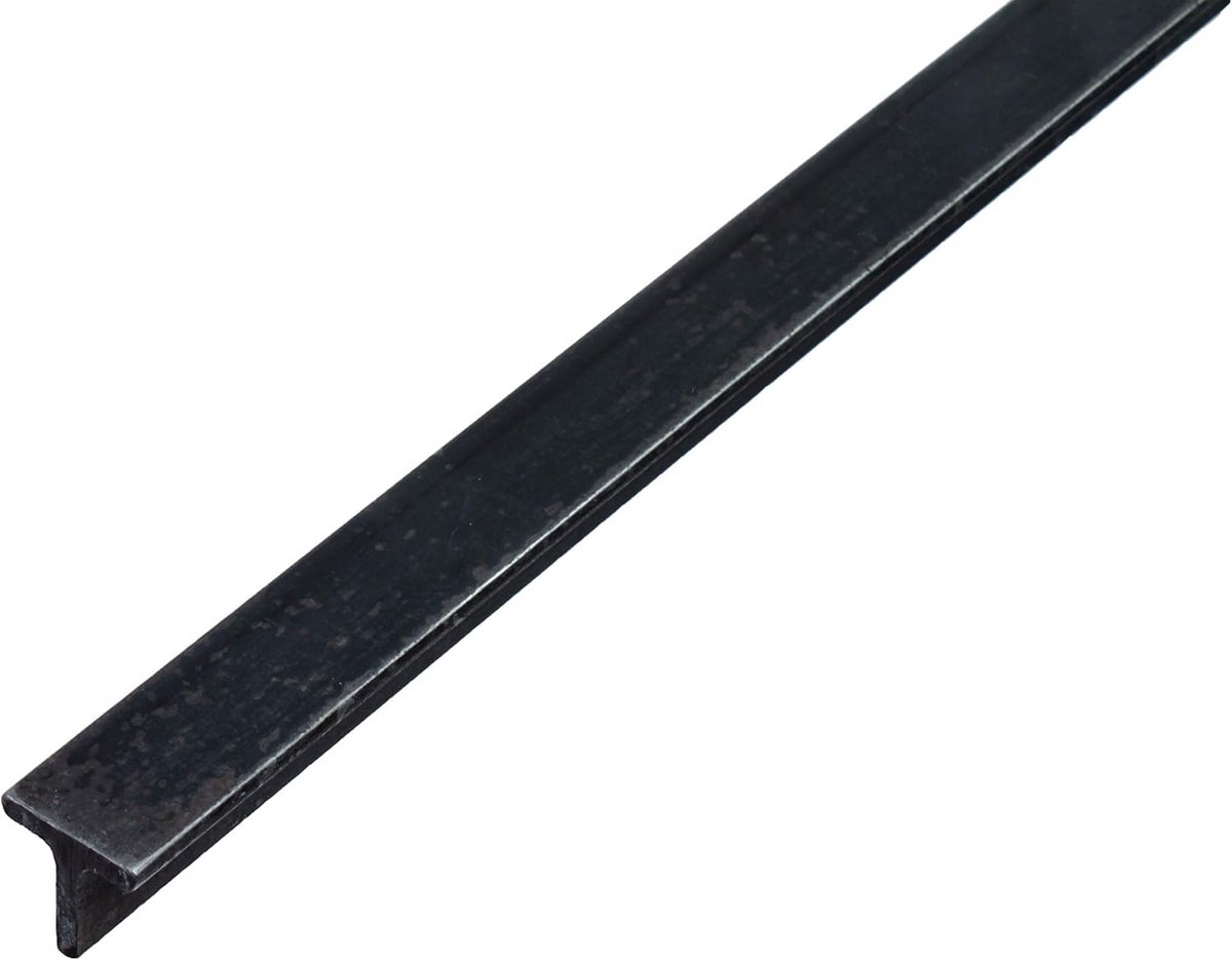 Stalen T-profiel 1000 x 20 x 20 mm voor Constructie en Doe-het-zelf