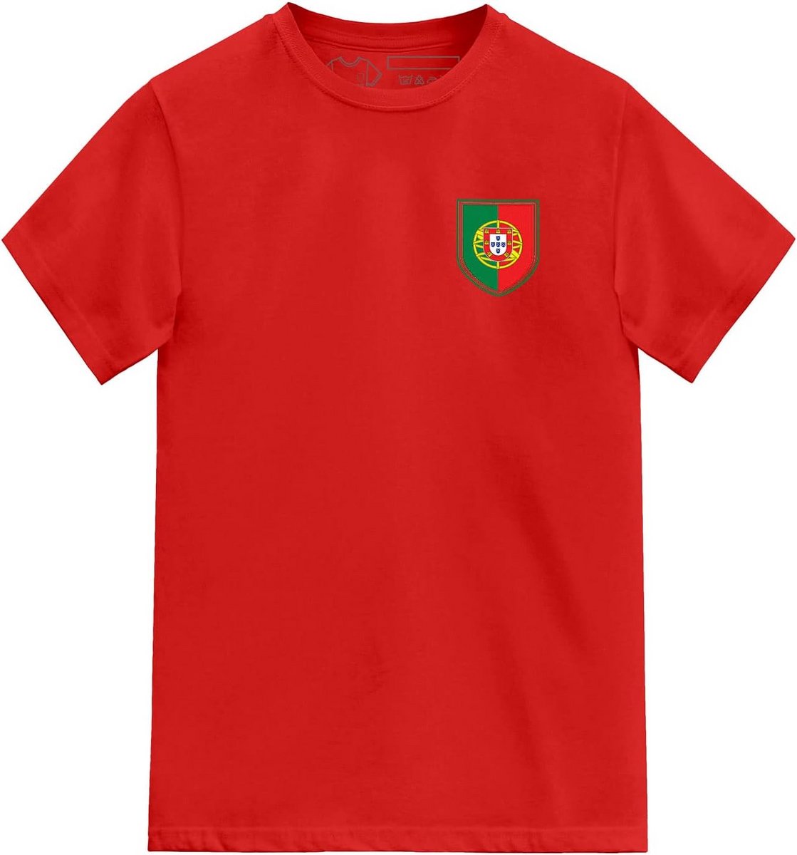 Portugal Voetbalshirt Kinderen Team Kleding - 100% Katoen