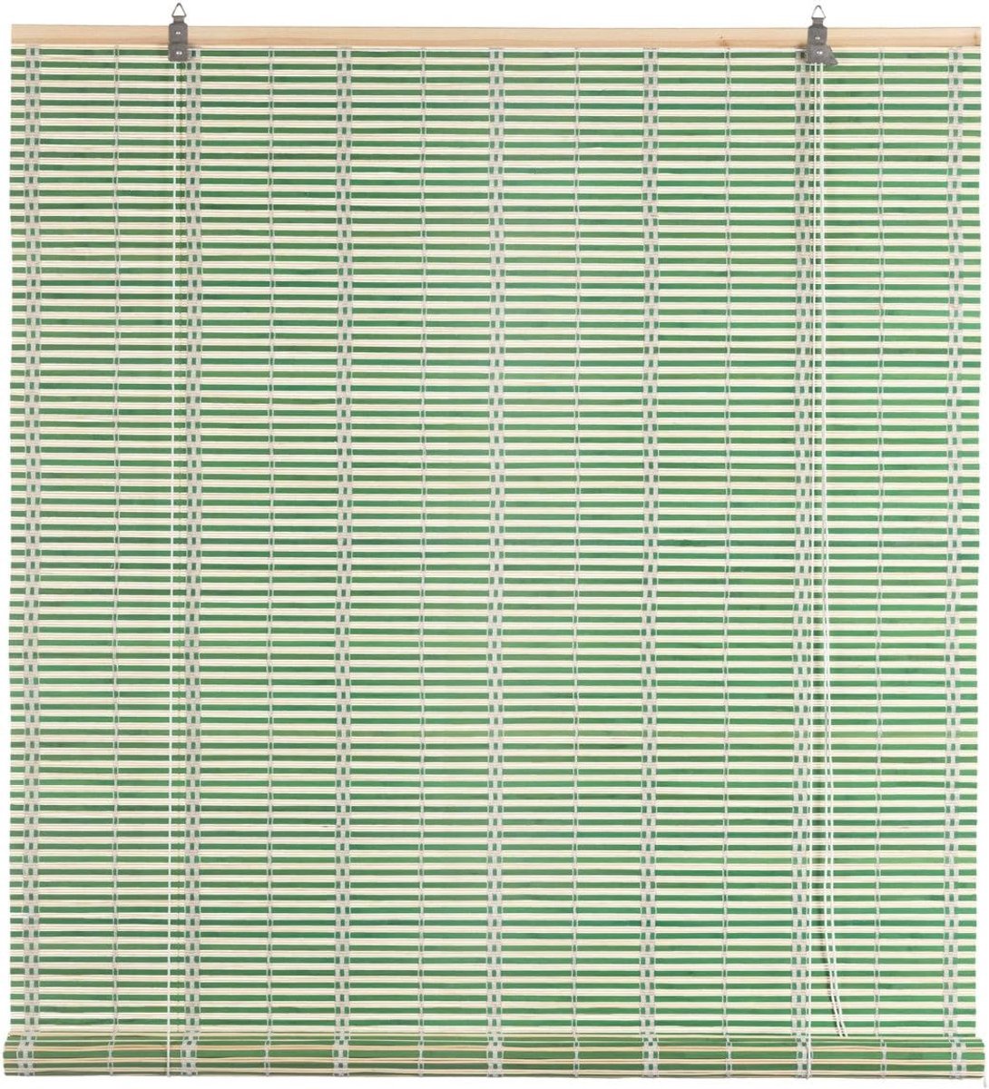 Bamboe rolgordijn 100 x 160 cm - natuurlijke zonwering en privacy