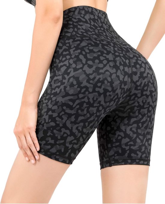 Dames Sportshorts met Hoge Taille - Ondoorzichtig - Vochtafvoerend - Vierweg-Stretch - Fitness - Yoga - Hardlopen — afbeelding 5