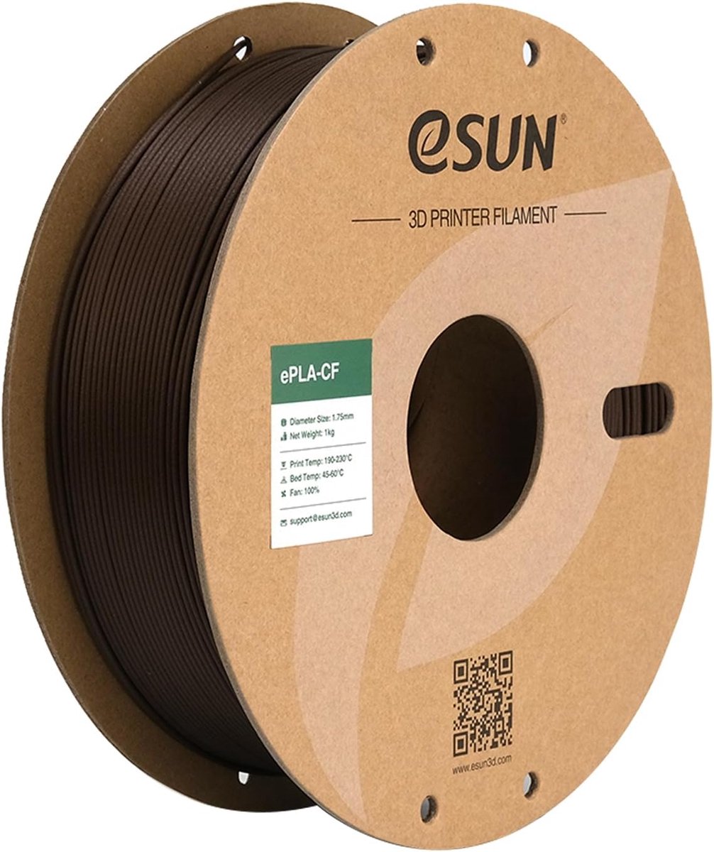 3D Print Filament - PLA Koolstofvezel - Modelbouw - Verhoogde Sterkte - 1KG Spoel - Rood