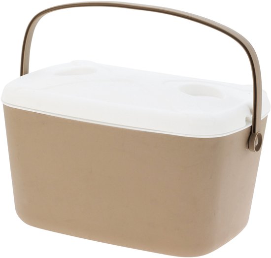 koelbox - 30 liter - koelboxen -Taupe - per set van 2 stuks van Merkloos — afbeelding 3