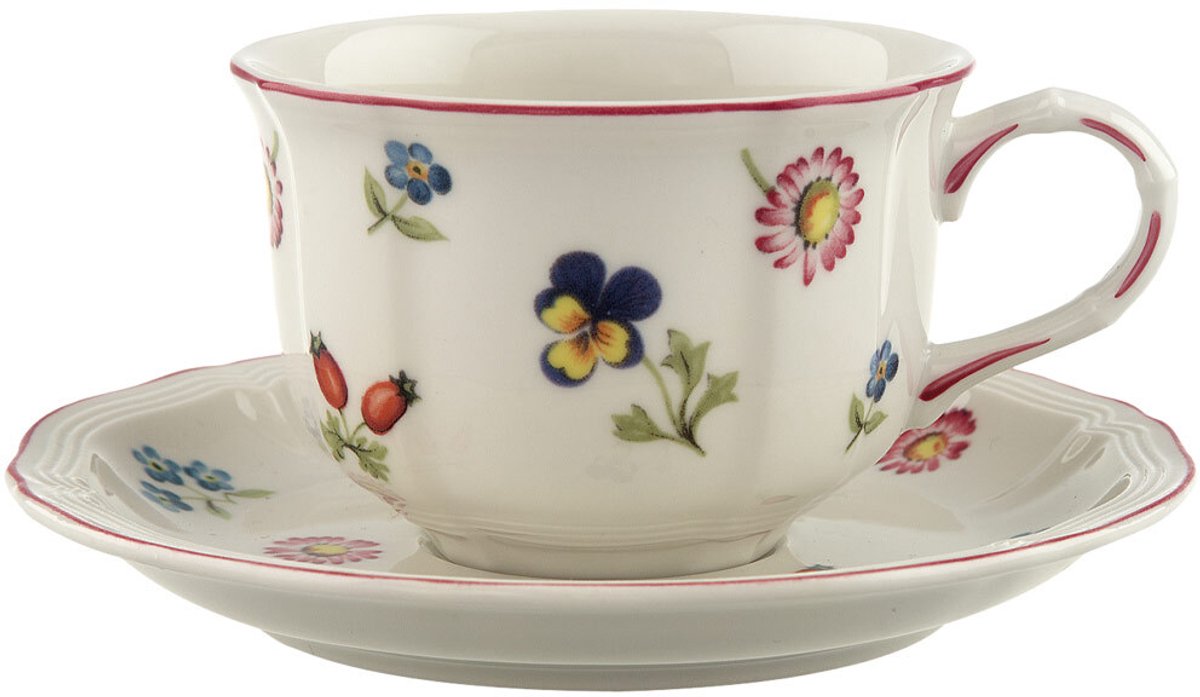Teetasse mit Untertasse Petite Fleur 130 ml