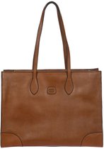 BRIC'S Cuir serviette pour ordinateur portable Volterra Opera Bag Tobacco brun