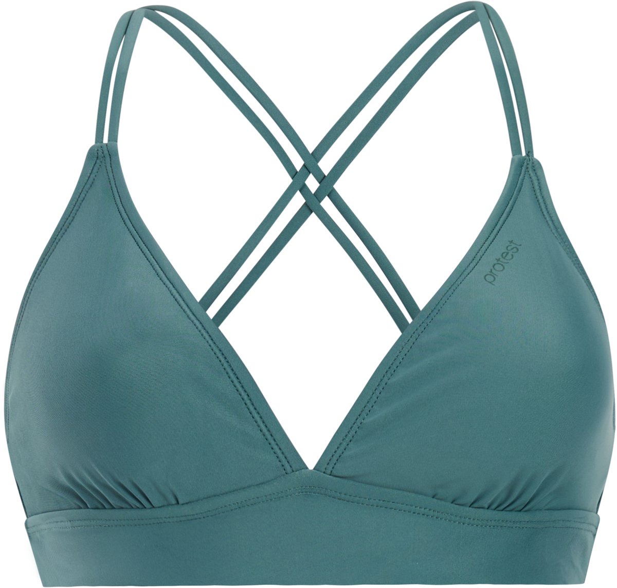 Protest MIXSuperi Bikini top Dames Normale pasvorm Uitneembare vulling Groen