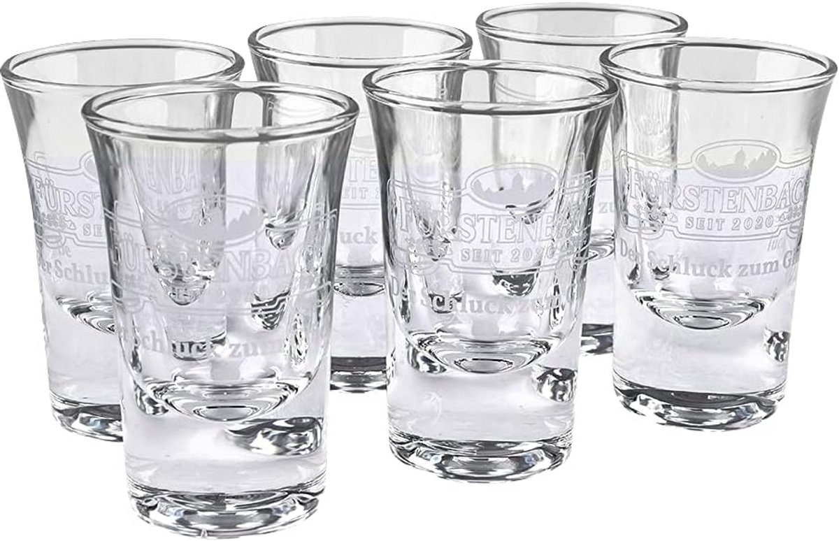 Borrelglazen 4cl – Set van 6 Matglazen voor Likeuren & Likeursterkedrank