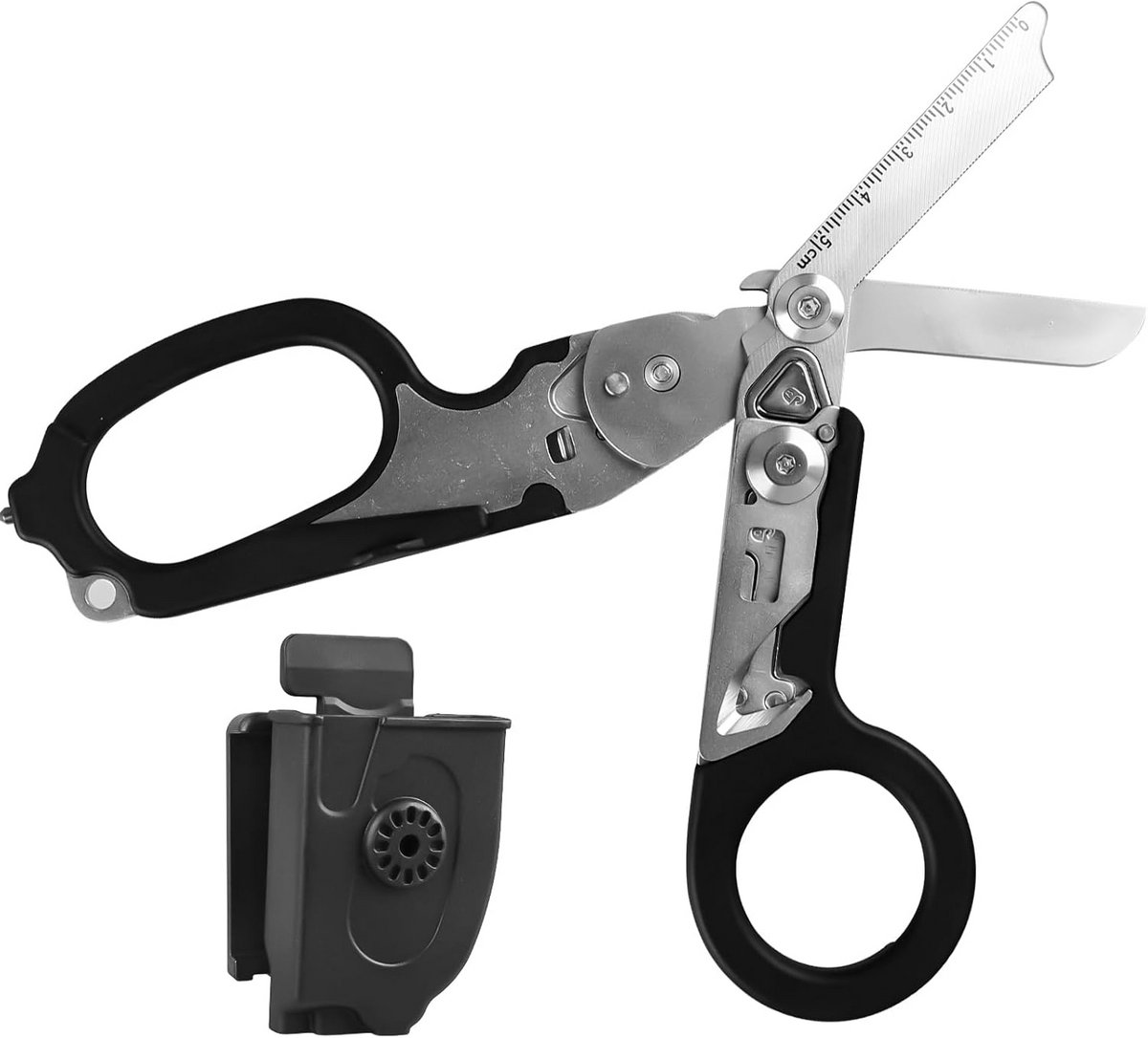 Opvouwbare Noodschaar Roestvrij Staal Multitool met 6 Functies