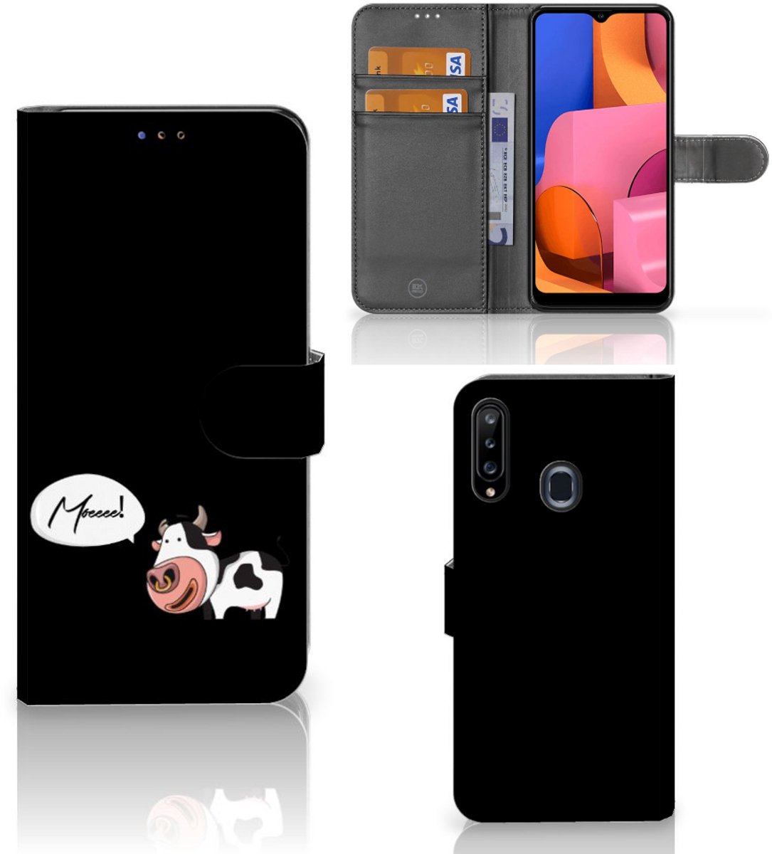 Samsung Galaxy A20s Leuk Hoesje Cow