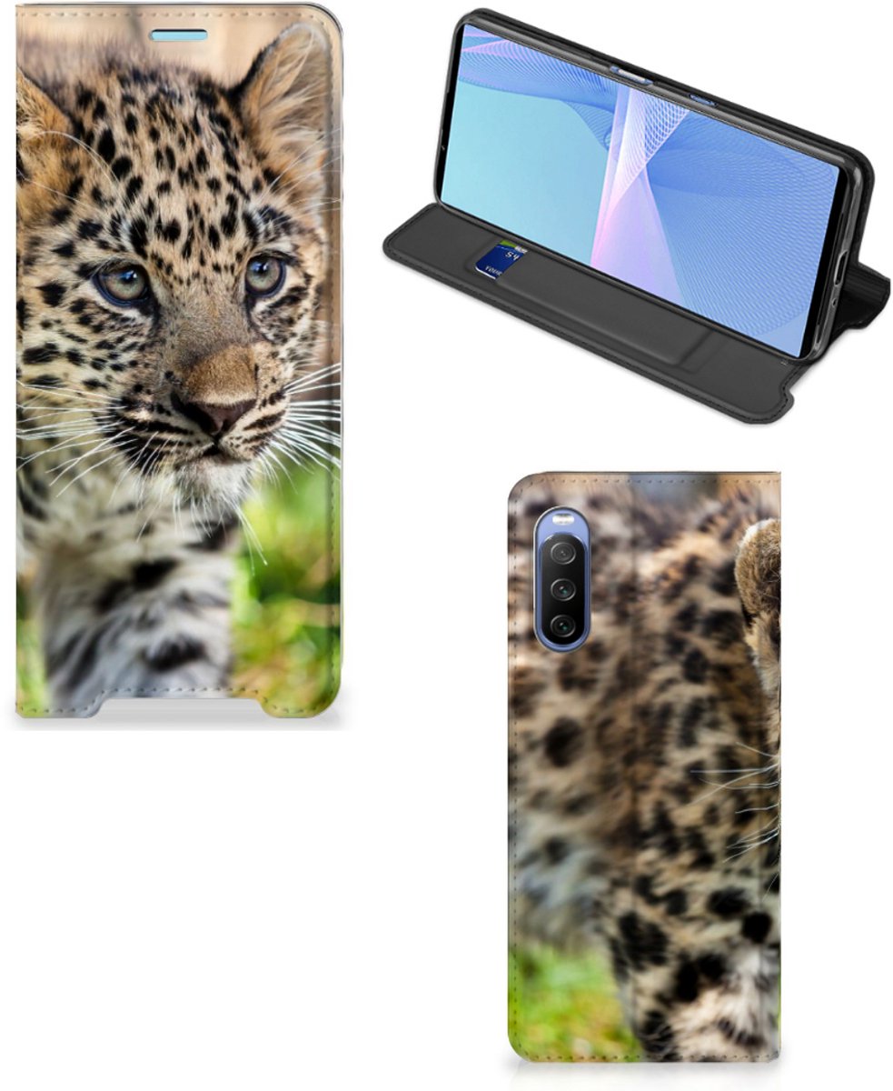 Sony Xperia 10 III Hoesje maken Baby Luipaard