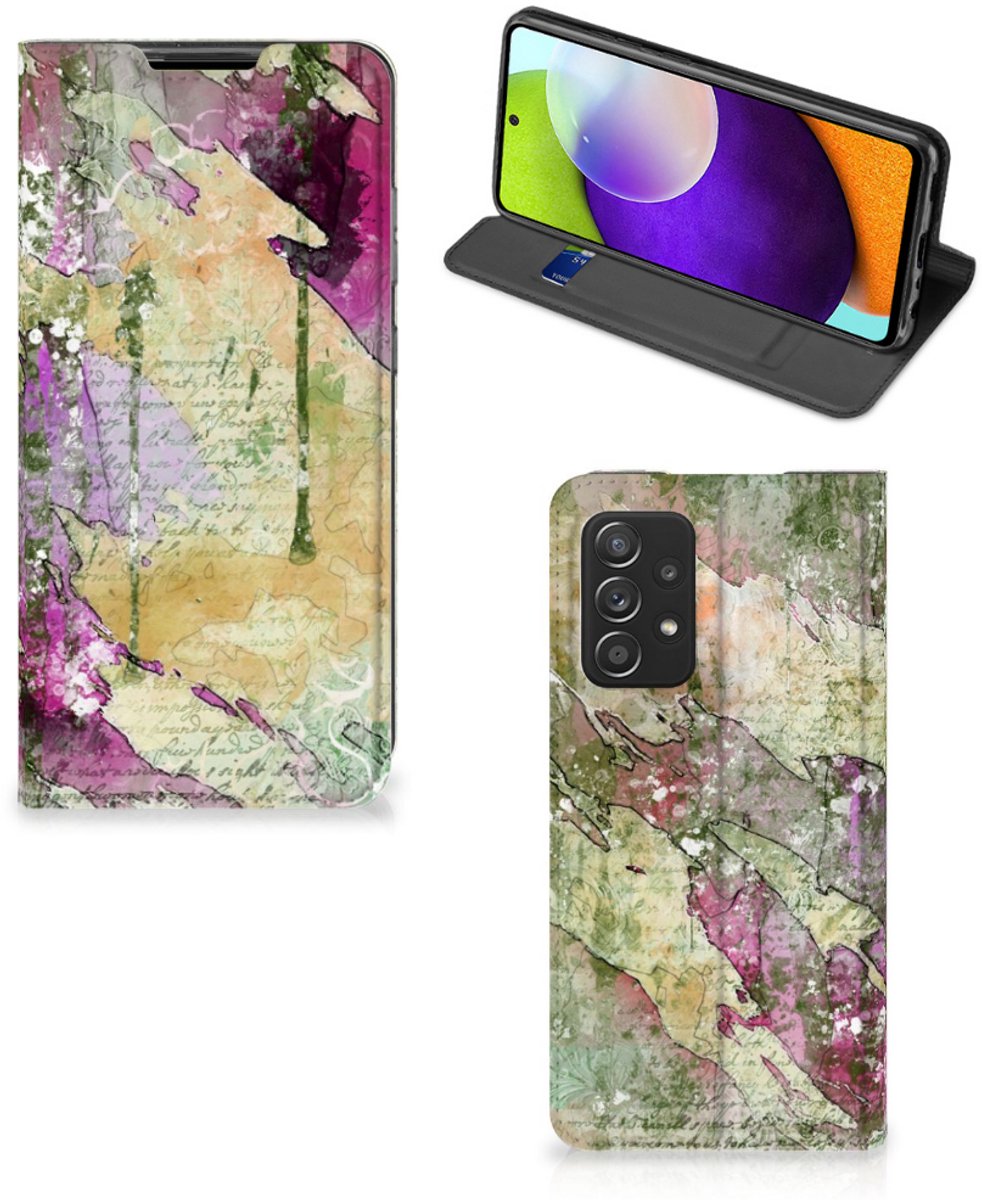 Bookcase Samsung Galaxy A52 Letter Painting
