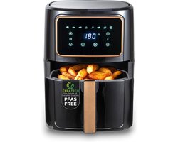 Hot Air Fryer 1800 W - 6.9 L met 8 Kookprogramma's - Keramische Coating - Instelbare Temperatuur 80-200 °C
