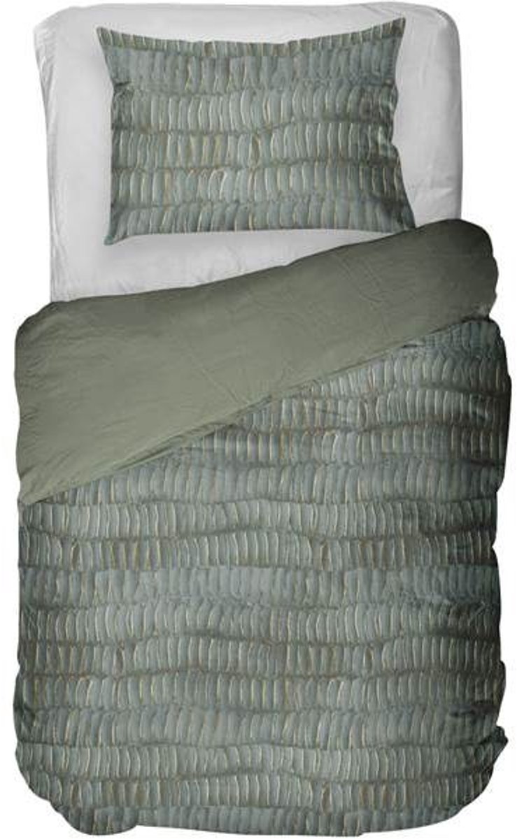 kayori Mina Dekbedovertrek - Eenpersoons - 140x200/220 cm - Antracite