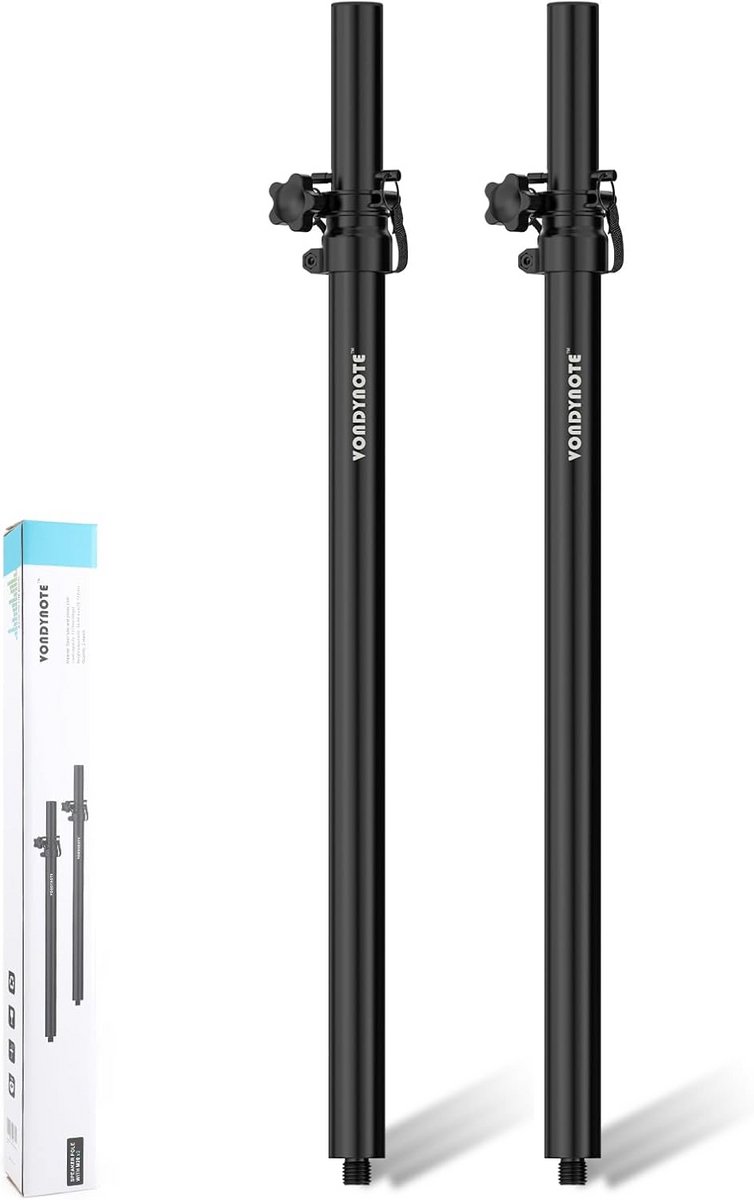Set van 2 In hoogte verstelbare luidsprekerpalen voor subwoofers