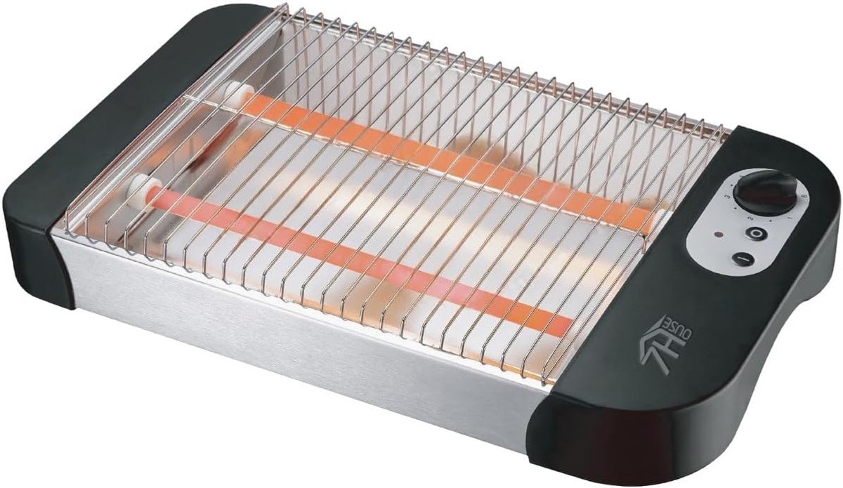 Horizontale broodrooster 600 W met 6 temperatuurniveaus