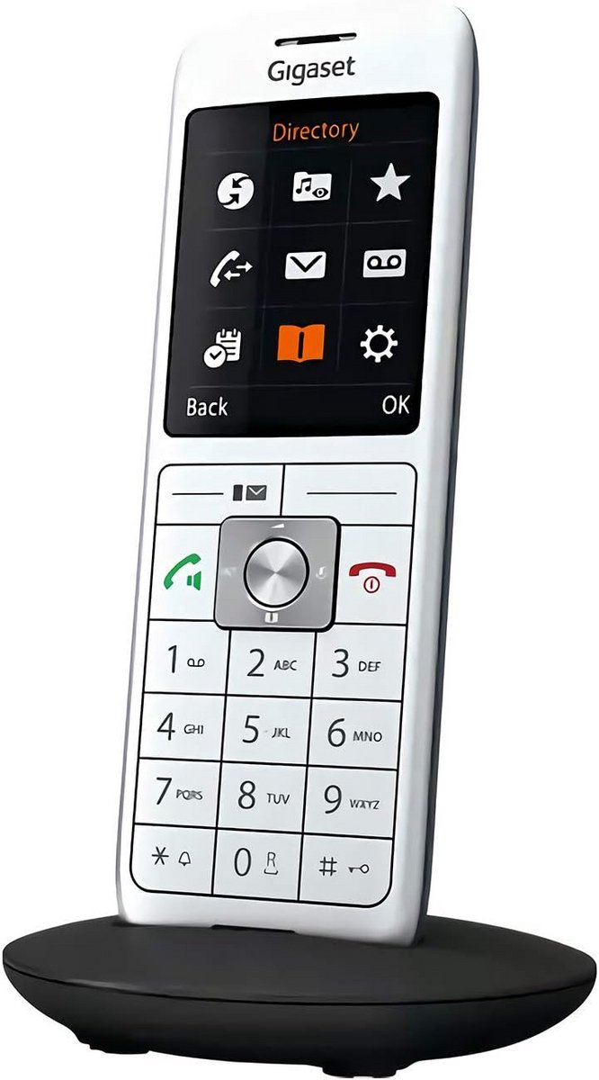 Draadloze DECT Telefoon met 2.4 inch Kleurenscherm en Micro USB Oplaadstation