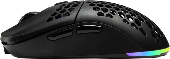 Lichte RGB Draadloze Gaming Muis met Verwisselbare Honingraat Schalen — afbeelding 4