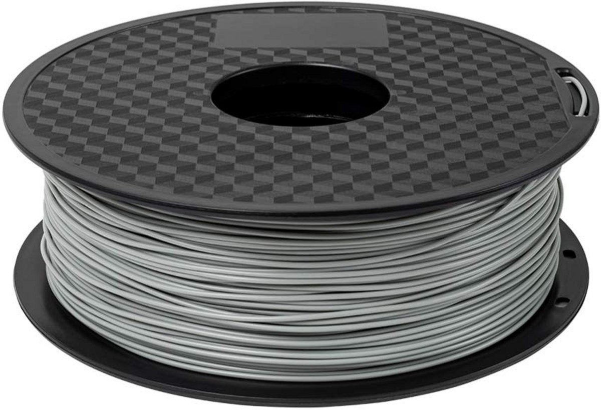 PLA Filament 1.75mm 1KG Spoel voor 3D Printer - Grijs