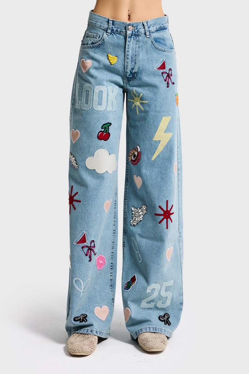 It's Basic - STRAIGHT MID RISE JEANS