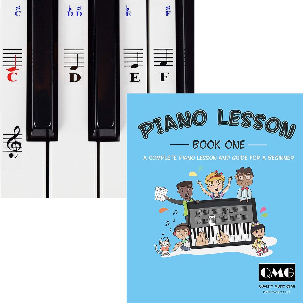Piano Stickers en Toetsenbord Gids voor Pianomuziek