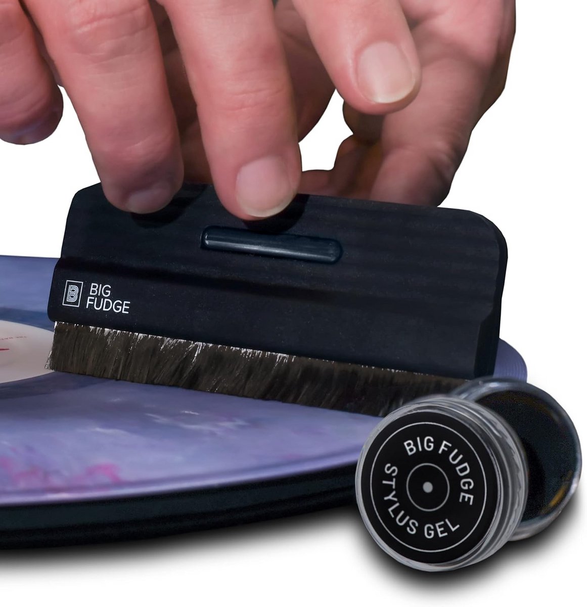 Vinyl Record Cleaner Set - Schoonmaakborstel en Stylus Gel voor Platen