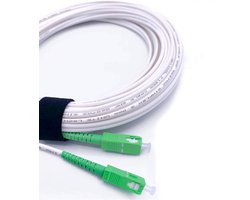 1 Meter Glasvezelkabel SC/APC naar SC/APC Simplex - Verstevigd voor KPN, T-Mobile, Odido