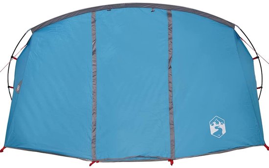 vidaXL - Tunneltent - voor - 4 - Personen - 4-persoons - Blauw - en - Grijs — afbeelding 5