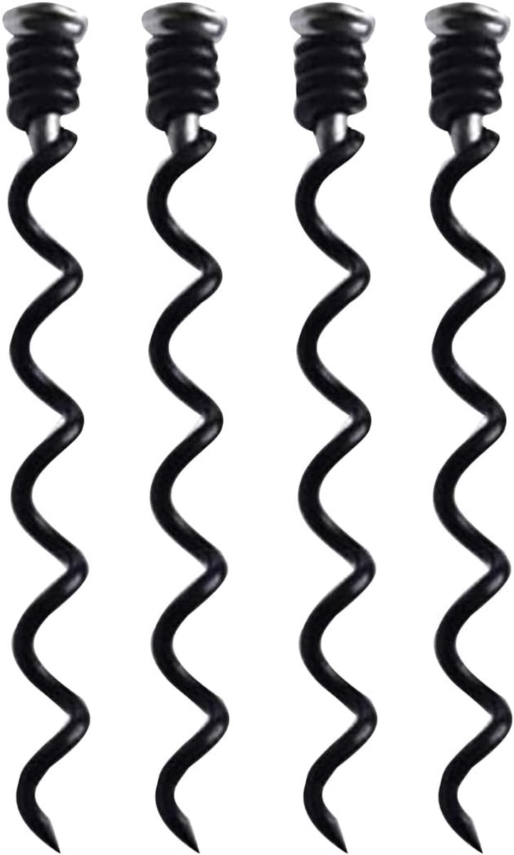 Vervangende kurkentrekker spiraal/worm set van 4 voor wijnliefhebbers