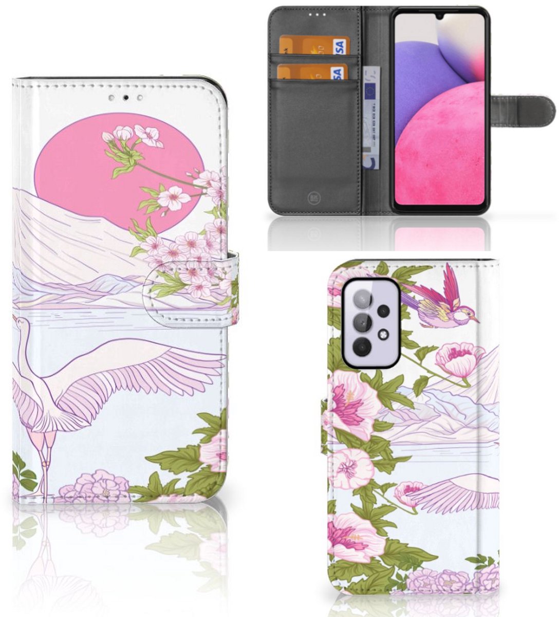 Samsung Galaxy A33 5G Telefoonhoesje met Pasjes Bird Standing