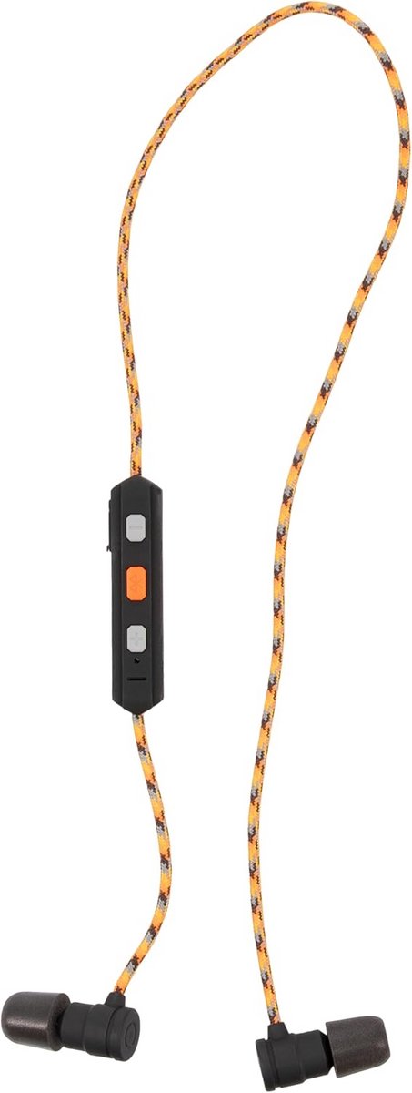 Flexibele Bluetooth Nekband Headset - Passieve Gehoorbescherming met Oordopjes en Draagtas