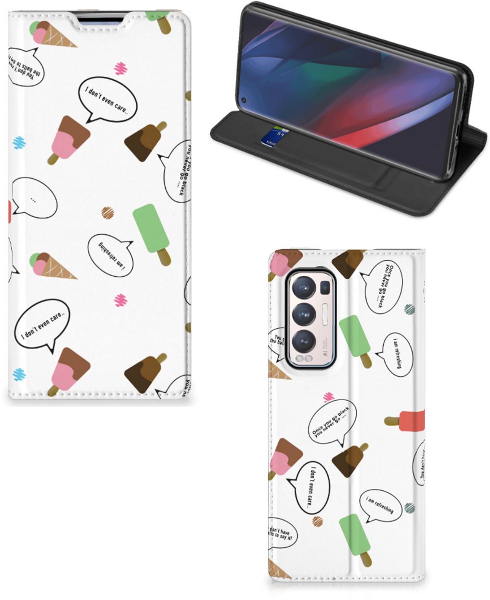 OPPO Find X3 Neo Flip Style Cover IJsjes