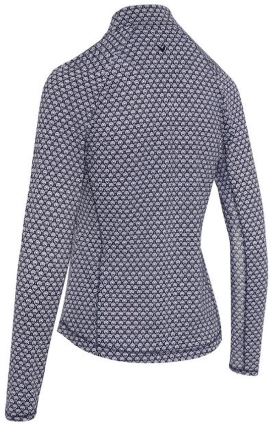 Callaway Premium Scarf Geo Dames Midlayer Navy Wit van Callaway — afbeelding 4