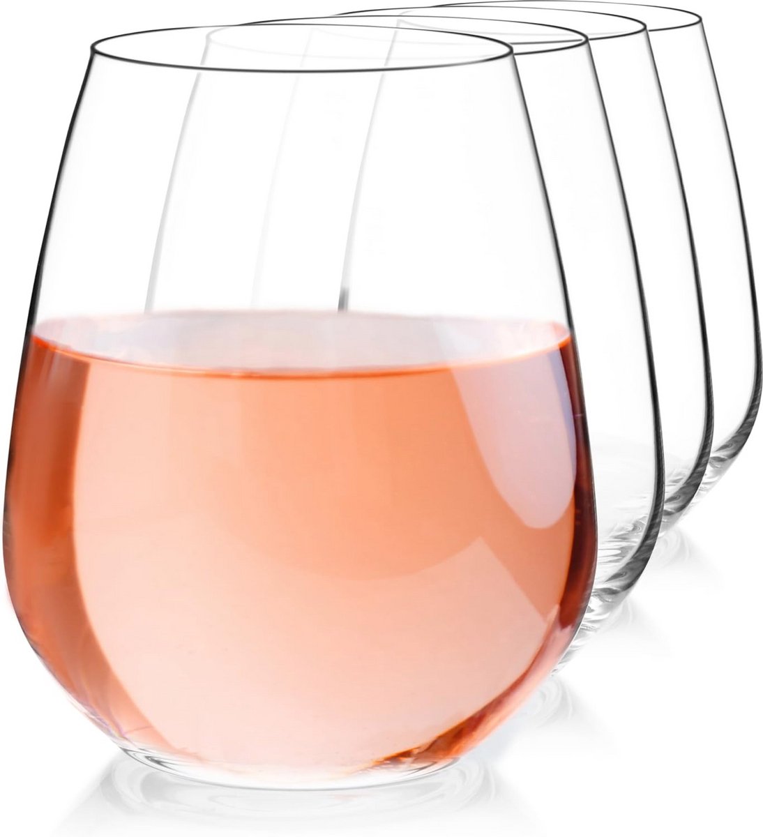Set van 4 Stemless Wijnglazen - 23-1/4 oz, Elegant en Duurzaam
