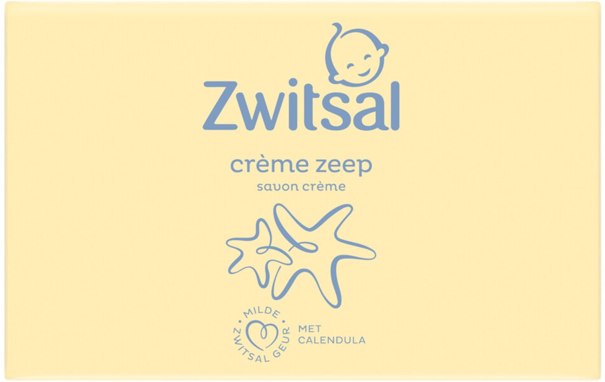Zwitsal crèmezeep voor baby’s 4 x 90 g