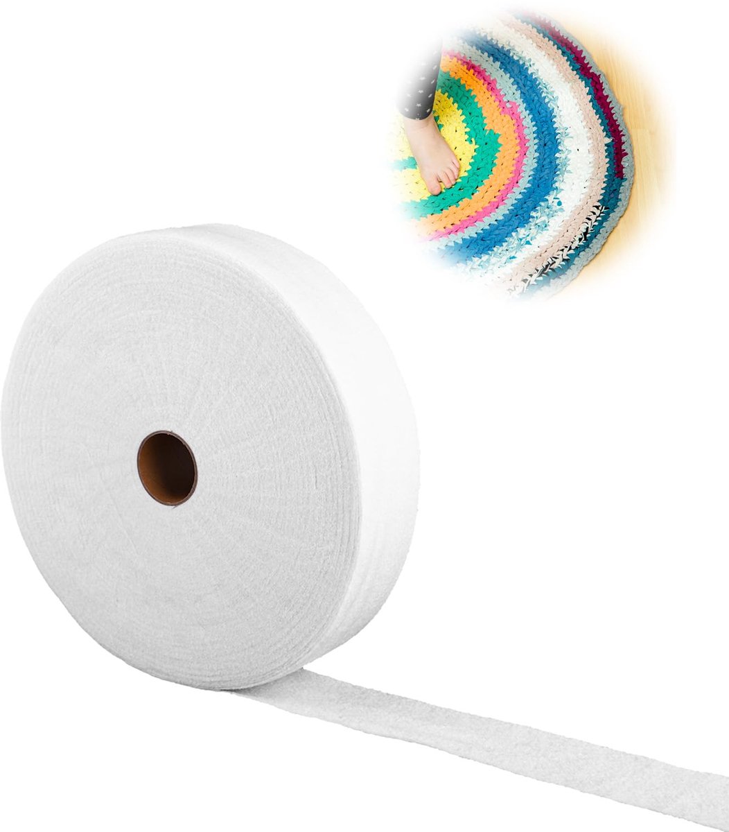 Fleece voor Patchwork op Rol - Zachte Katoenmix - 5.7 cm x 45.72 m