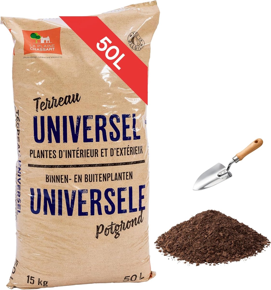 Universele Potgrond 50L - Voedzame en Kwalitatieve Aarde voor Binnenplanten en Tuinen