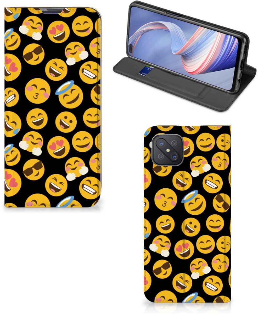 OPPO Reno4 Z 5G Hoesje met Magneet Emoji