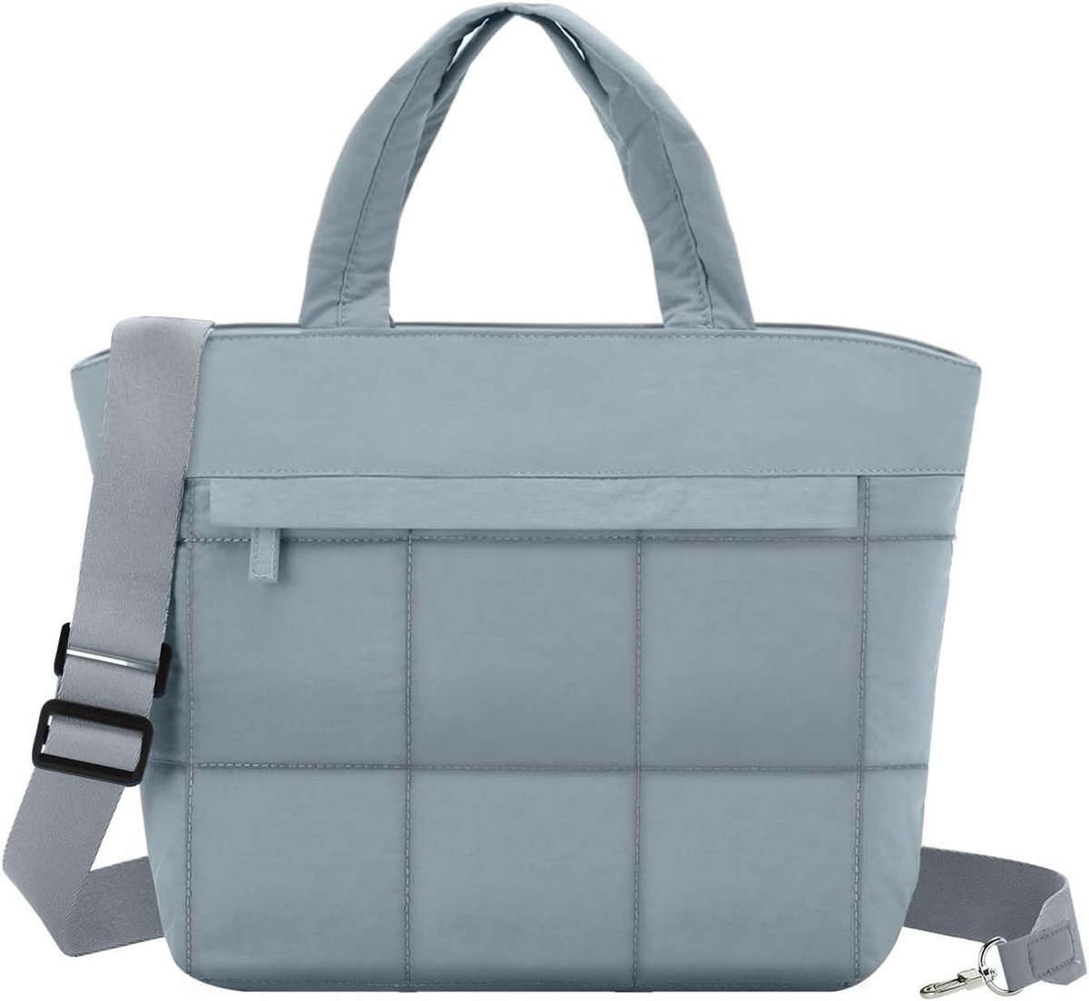 Schoudertas Dames, Lichtgewicht Puffer Crossbody Tas, Uni Tote, Sport- en Winkeltas