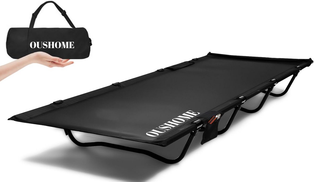 Opvouwbaar Campingbed Ultralicht voor Volwassenen - Draagbaar Kampeerligbed met 160 kg Draagkracht